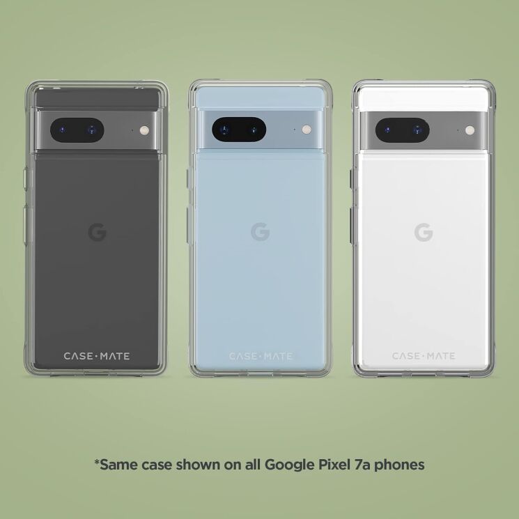 Защитный чехол Case-Mate Tough для Google Pixel 7a - Clear: фото 9 из 14