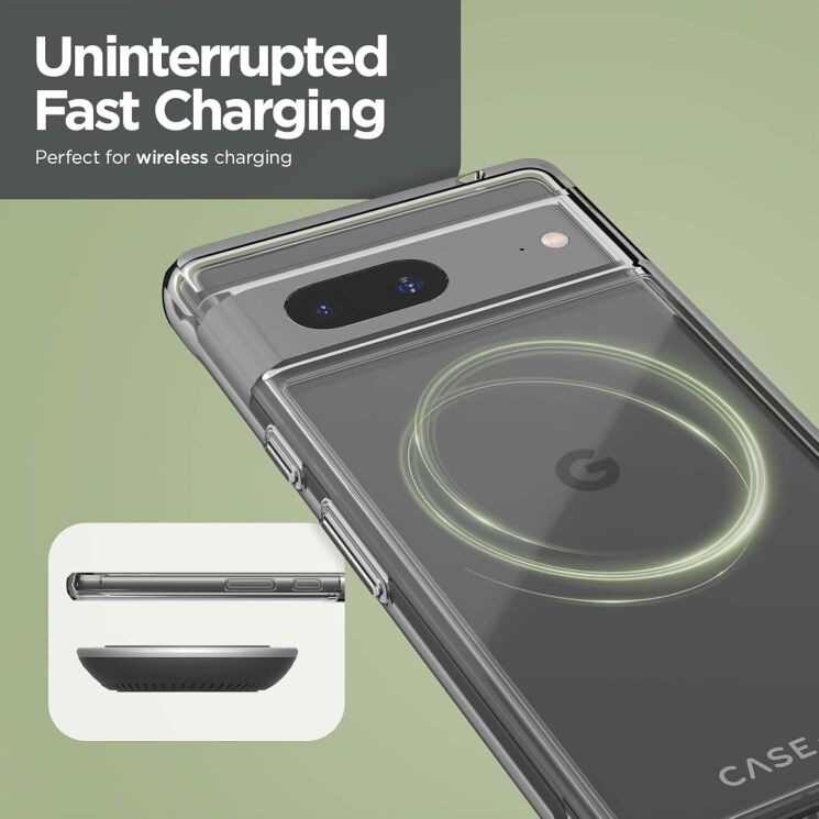 Защитный чехол Case-Mate Tough для Google Pixel 7a - Clear: фото 11 из 14