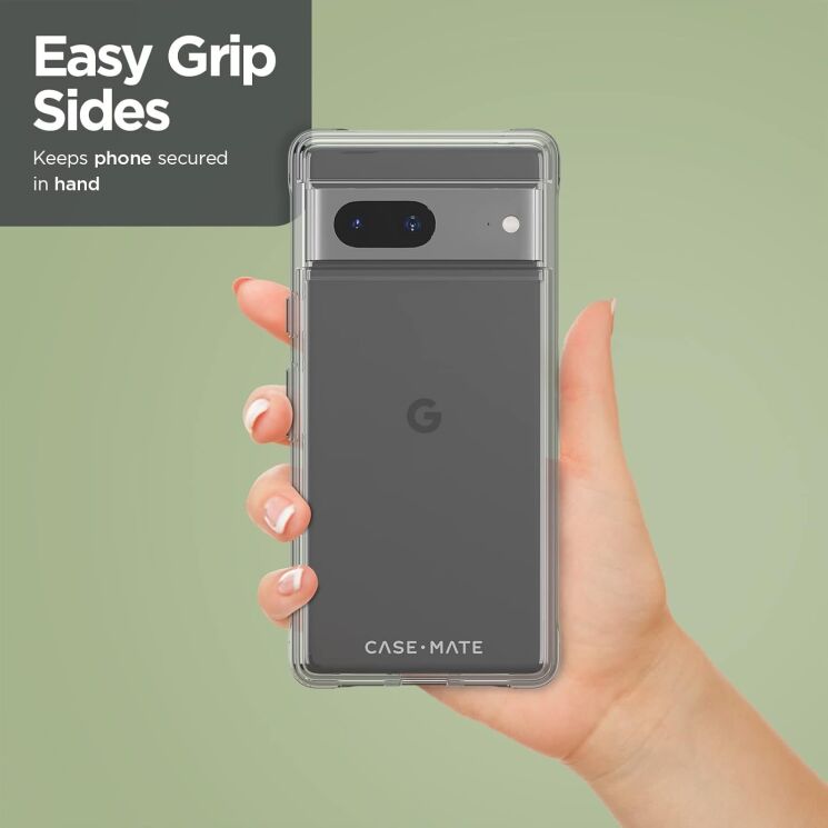 Защитный чехол Case-Mate Tough для Google Pixel 7a - Clear: фото 8 из 14