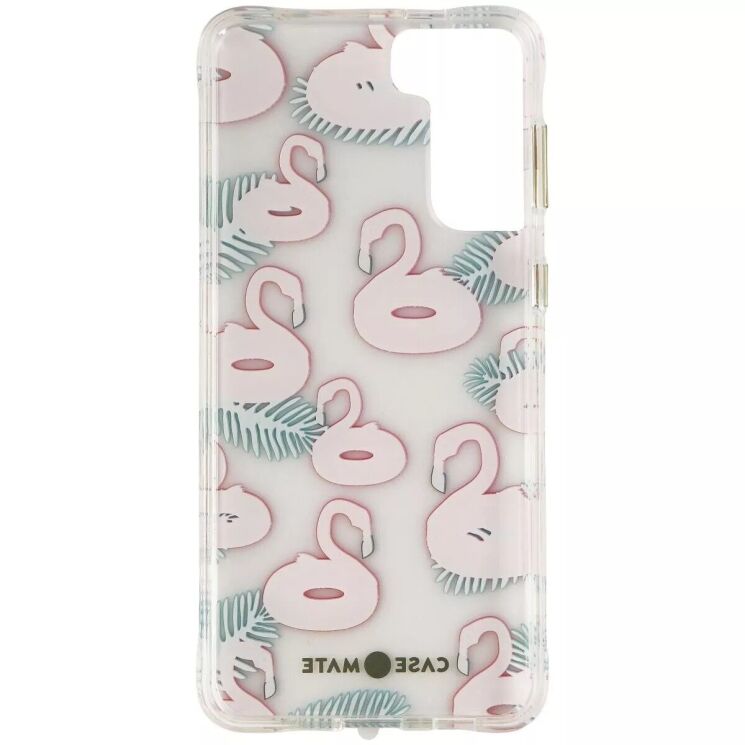 Защитный чехол Case-Mate Tough Prints для Samsung Galaxy S21 Plus (G996) CM047256 - Float On Flamingos: фото 3 из 3