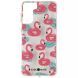 Защитный чехол Case-Mate Tough Prints для Samsung Galaxy S21 Plus (G996) CM047256 - Float On Flamingos (230223P). Фото 1 из 3