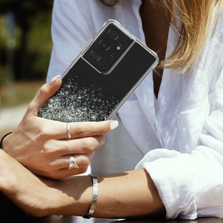 Защитный чехол Case-Mate Twinkle Ombre для Samsung Galaxy S21 Ultra (G998) - Stardust: фото 6 из 6