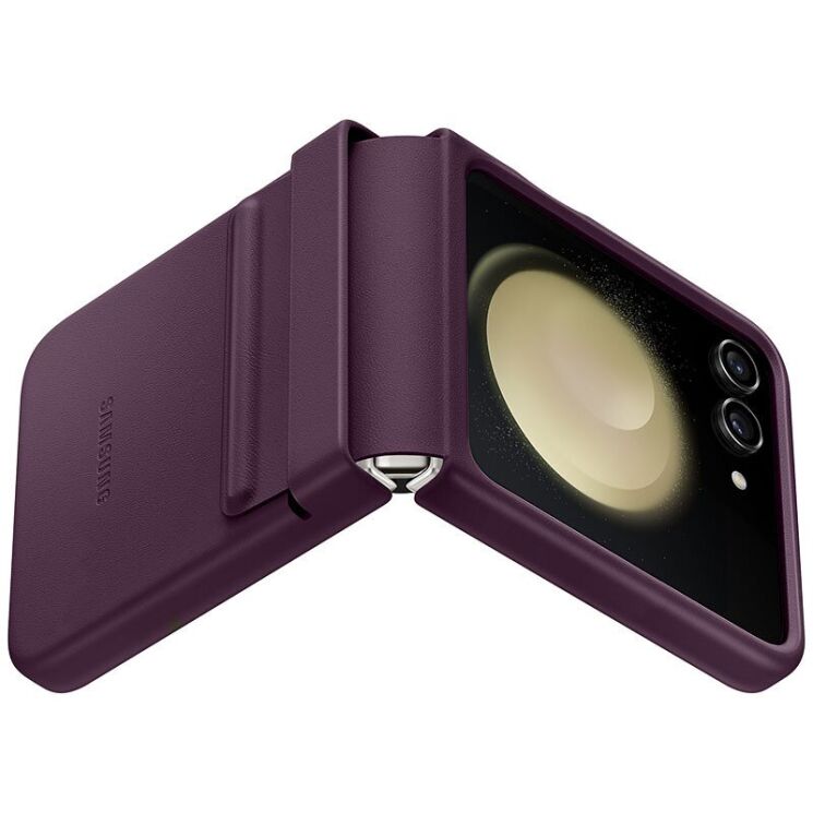 Захисний чохол Copiex Leather Cover (FF) для Samsung Galaxy Flip 5 - Purple: фото 4 з 5