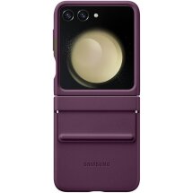 Защитный чехол Copiex Leather Cover (FF) для Samsung Galaxy Flip 5 - Purple: фото 1 из 5