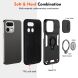 Защитный чехол Deexe Armor MagShield для Realme 16 Pro Plus - Grey (428516H). Фото 6 из 7