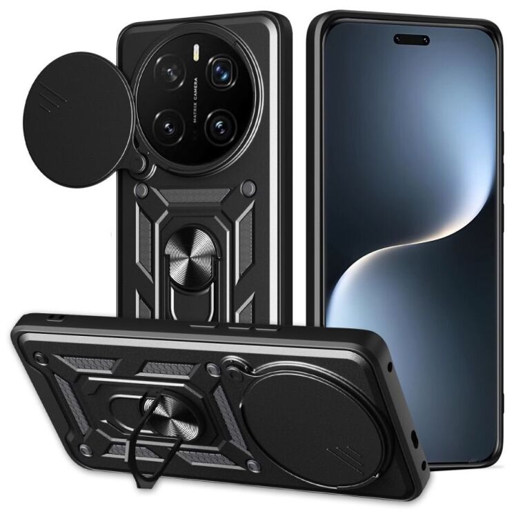 Защитный чехол Deexe Armor Shield для Honor Magic 7 Pro - Black: фото 1 из 9