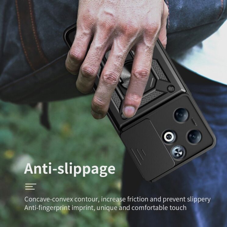 Защитный чехол Deexe Armor Shield для Infinix Smart 8 Plus - Green: фото 9 из 9