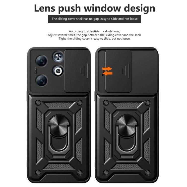 Защитный чехол Deexe Armor Shield для Infinix Smart 8 Plus - Green: фото 2 из 9