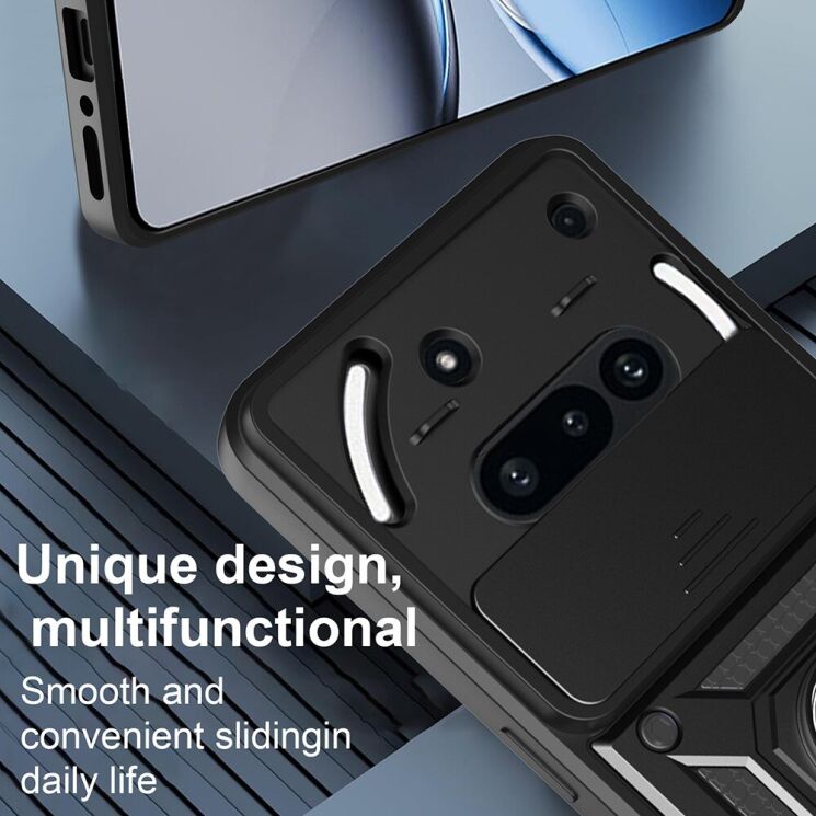 Защитный чехол Deexe Armor Shield для Nothing Phone (3a) - Black: фото 8 из 9