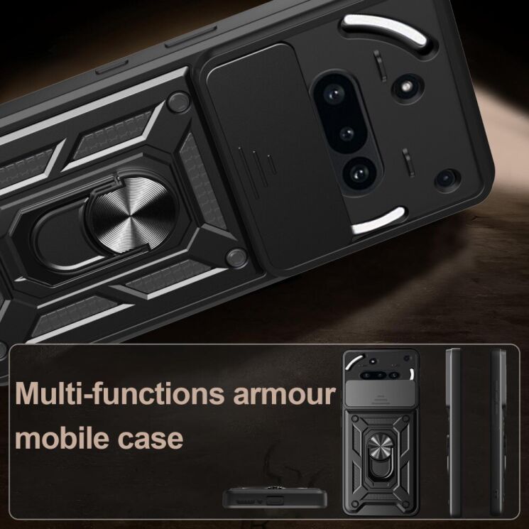 Защитный чехол Deexe Armor Shield для Nothing Phone (3a) - Black: фото 7 из 9