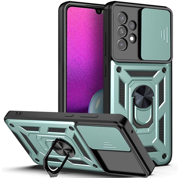 Защитный чехол Deexe Armor Shield для Samsung Galaxy A33 (A336) - Green: фото 1 из 8
