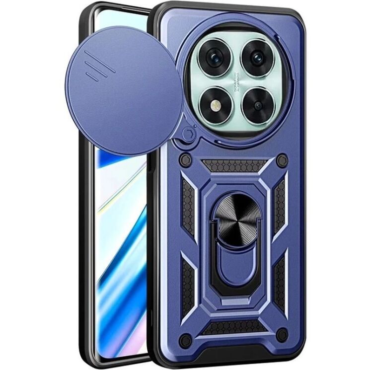 Защитный чехол Deexe Armor Shield для Xiaomi Redmi Note 14 Pro 5G - Blue: фото 2 из 7