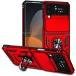Защитный чехол Deexe Armor Shield (FF) для Samsung Galaxy Flip 4 - Red (302213R)