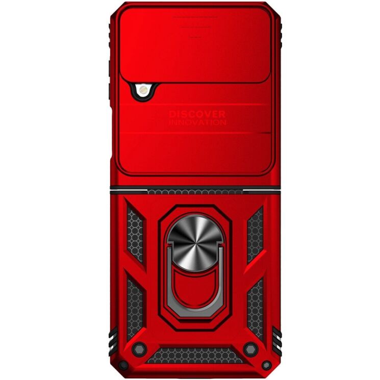 Защитный чехол Deexe Armor Shield (FF) для Samsung Galaxy Flip 4 - Red: фото 3 из 11