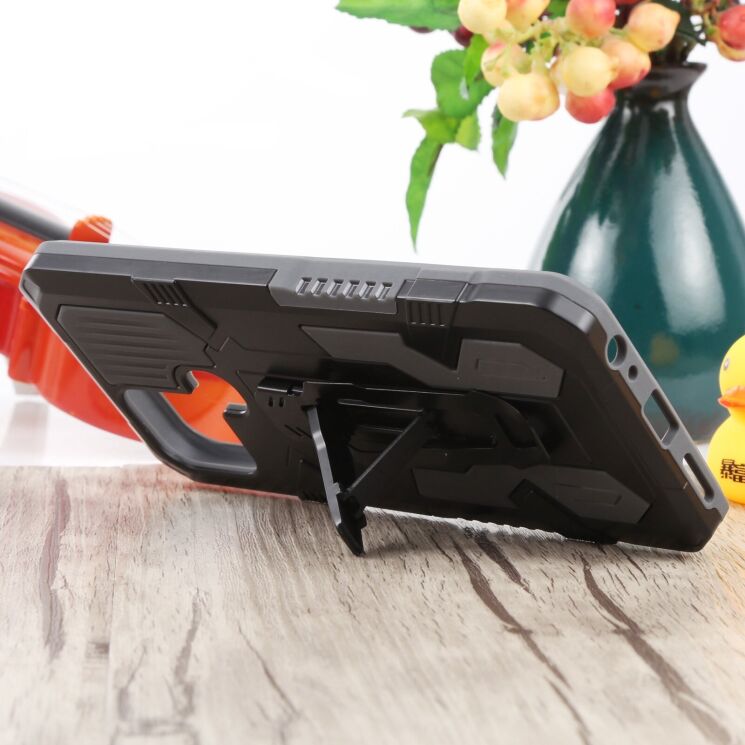Защитный чехол Deexe Armor Warrior для Infinix Smart 6 (X6511) - Grey: фото 5 из 5