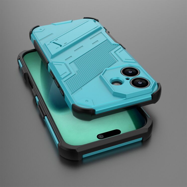 Захисний чохол Deexe Bibercas для Apple iPhone 17 - Baby Blue: фото 4 з 6