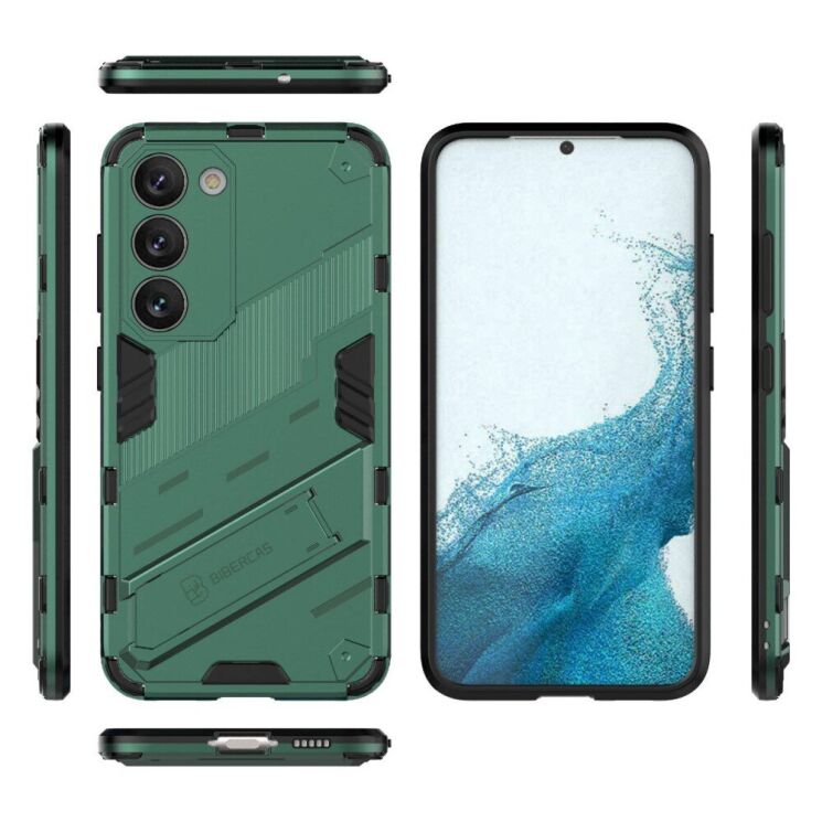 Защитный чехол Deexe Bibercas для Samsung Galaxy S23 Plus - Green: фото 5 из 9