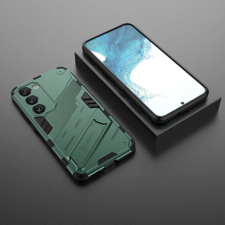 Защитный чехол Deexe Bibercas для Samsung Galaxy S23 Plus - Green: фото 4 из 9