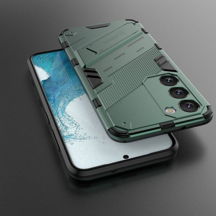 Защитный чехол Deexe Bibercas для Samsung Galaxy S23 Plus - Green: фото 3 из 9