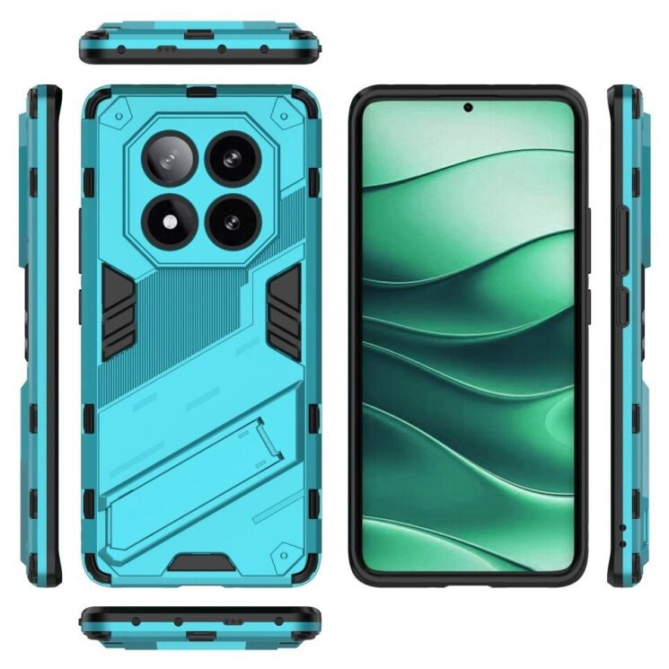 Защитный чехол Deexe Bibercas для Xiaomi Redmi Note 14 Pro 5G - Baby Blue: фото 4 из 6