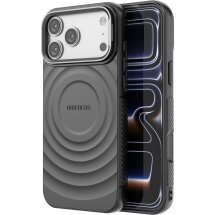 Захисний чохол Deexe Bibercas Ripple для iPhone 18 Pro Max / 17 Pro Max - Black: фото 1 з 9