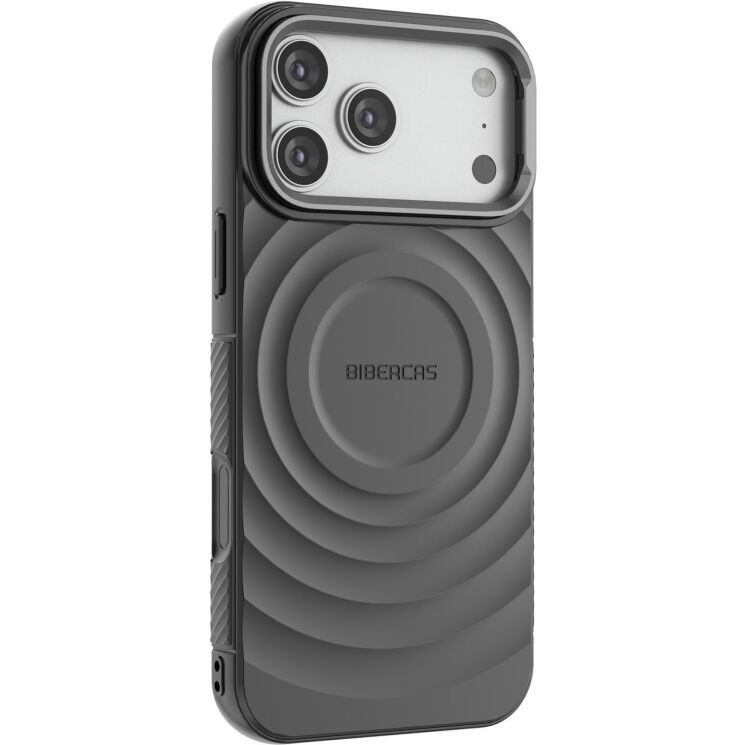 Захисний чохол Deexe Bibercas Ripple для iPhone 18 Pro Max / 17 Pro Max - Black: фото 4 з 9