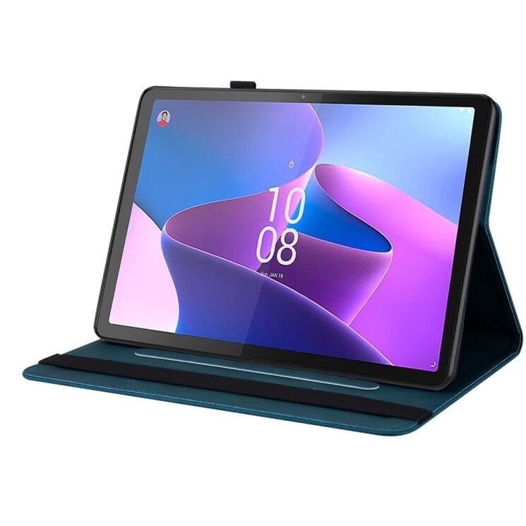 Защитный чехол Deexe Butterfly Case для Lenovo Tab P11 Gen 2 - Dark Blue: фото 3 из 12