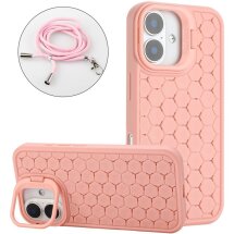 Захисний чохол Deexe CasePro with MagSafe для Apple iPhone 16 - Pink: фото 1 з 5