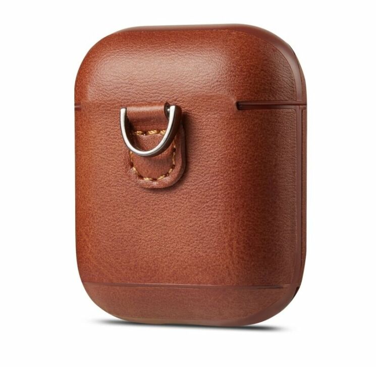 Защитный чехол Deexe Classic Case для Apple AirPods 1 / 2 - Coffee: фото 4 из 11