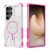 Захисний чохол Deexe Clear Bibercas для Samsung Galaxy S25 Ultra (S938) - Pink: фото 1 з 7