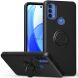 Защитный чехол Deexe Color Shell для Motorola Moto E40 - Black (302500B). Фото 1 из 8