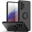 Защитный чехол Deexe Color Shell для Samsung Galaxy A73 (A736) - Black (293979B)