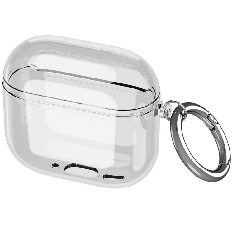 Защитный чехол Deexe Crystal Case для Apple AirPods 4 - Transparent: фото 1 из 12