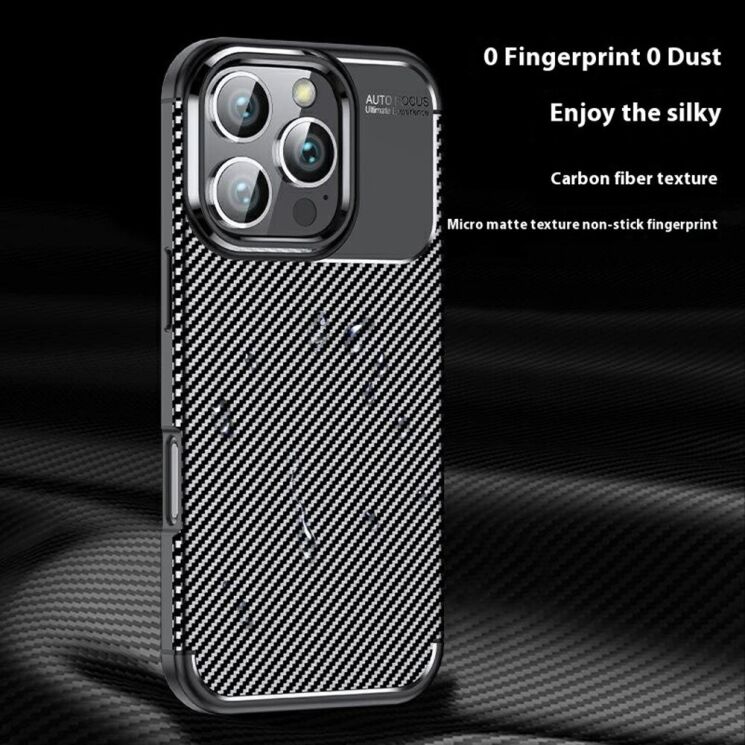 Защитный чехол Deexe Fusion для Apple iPhone 16 Pro - Black: фото 5 из 6