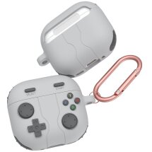 Защитный чехол Deexe Game Console для Apple AirPods 4 - Rock Grey: фото 1 из 9