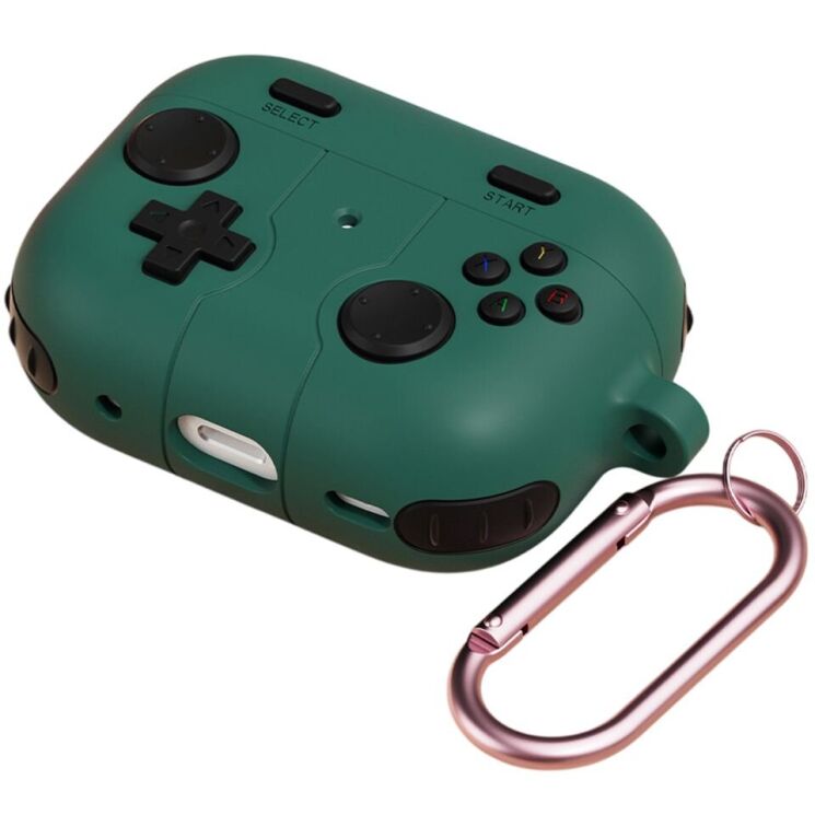 Защитный чехол Deexe Game Console для AirPods Pro 3 - Pine Green: фото 1 из 8