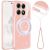 Защитный чехол Deexe Glitter Case with MagSafe для Motorola Edge 70 Pro - Pink: фото 1 из 7