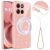 Защитный чехол Deexe Glitter Case with MagSafe для Motorola Moto G86 - Pink: фото 1 из 7