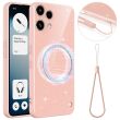 Захисний чохол Deexe Glitter Case with MagSafe для Nothing Phone (3a) Lite - Pink (405429P)