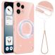 Захисний чохол Deexe Glitter Case with MagSafe для Nothing Phone (3a) Lite - Pink (405429P). Фото 1 з 7