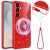 Защитный чехол Deexe Glitter Case with MagSafe для Samsung Galaxy S25 FE (S731) - Red: фото 1 из 7