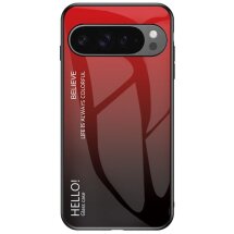 Защитный чехол Deexe Gradient Color для Google Pixel 9 Pro XL - Black / Red: фото 1 из 7
