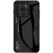 Захисний чохол Deexe Gradient Color для Motorola Edge 60 Pro - Black (381730B)