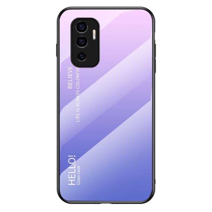 Защитный чехол Deexe Gradient Color для VIVO V23e - Pink / Purple: фото 1 из 13