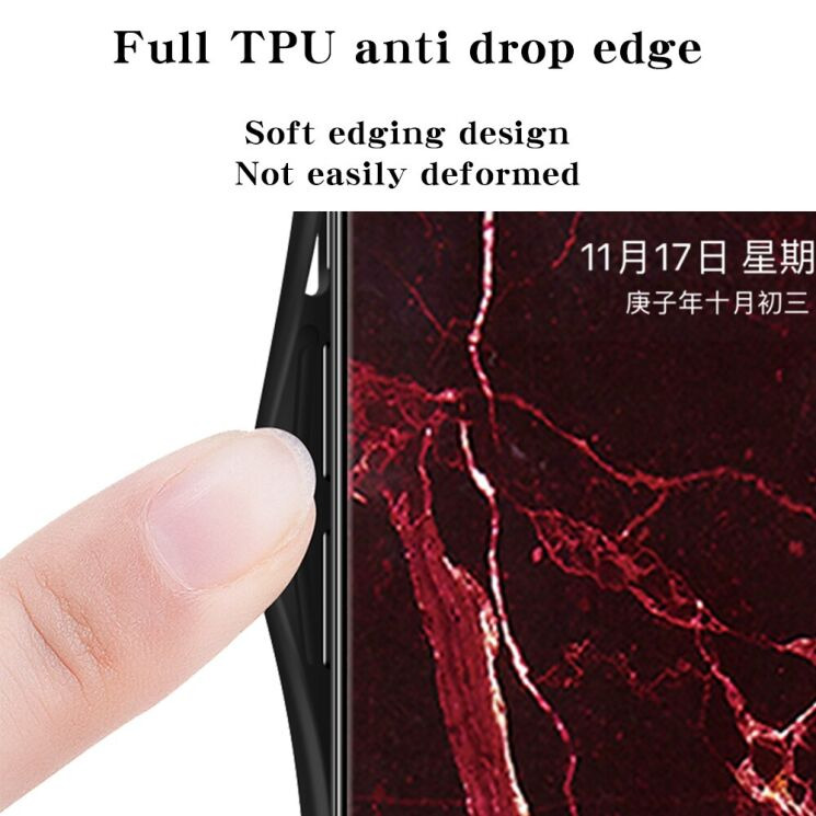 Защитный чехол Deexe Gradient Pattern для OPPO A5x - White: фото 5 из 6