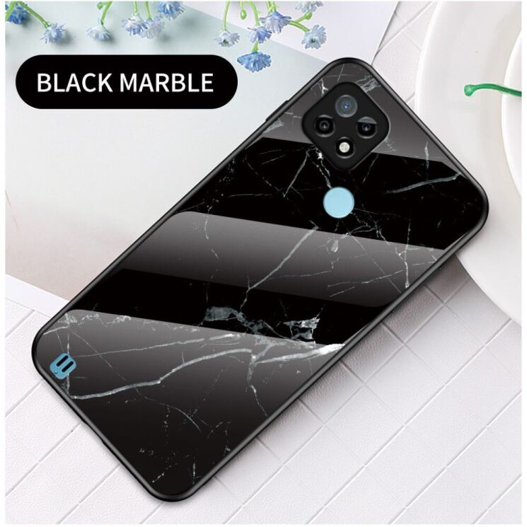 Чохол з малюнком Deexe Gradient Pattern для Realme C21 - Black: фото 2 з 8