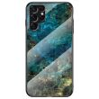 Защитный чехол Deexe Gradient Pattern для Samsung Galaxy S22 Ultra - Emerald (289917E)