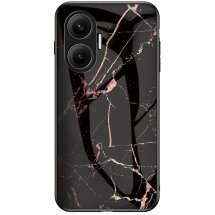 Защитный чехол Deexe Gradient Pattern для Xiaomi Poco F7 - Gold / Black: фото 1 из 10