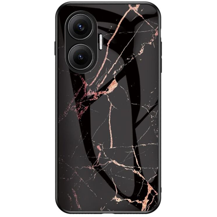 Защитный чехол Deexe Gradient Pattern для Xiaomi Poco F7 - Gold / Black: фото 1 из 10