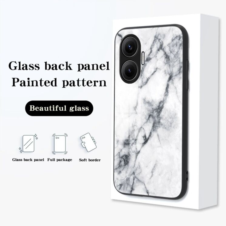 Защитный чехол Deexe Gradient Pattern для Xiaomi Poco F7 - Gold / Black: фото 7 из 10